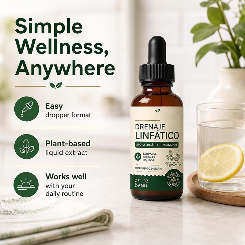 Natural Herbal Wellness - 59 مل قطرات تفريغ ليمفاوي طبيعية
