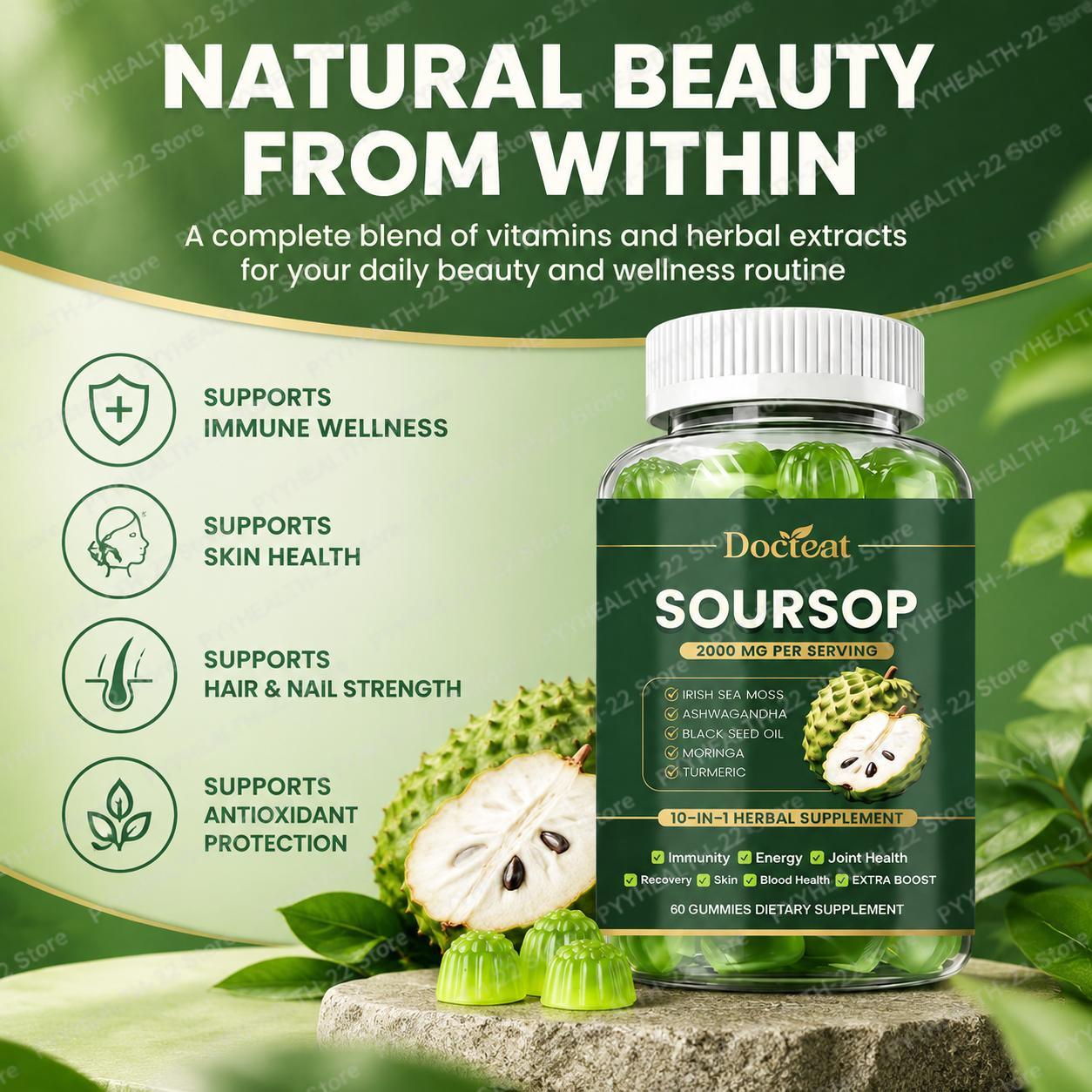 حلوى السورسوف، مزيج فيتامينات  - مراجعة Herbal And Wellness Products وسعره